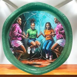 NORE’S NOVELTIES Set of 2 Ashtray-styled Handcrafted Coaster “BACK IN THE DAZE”